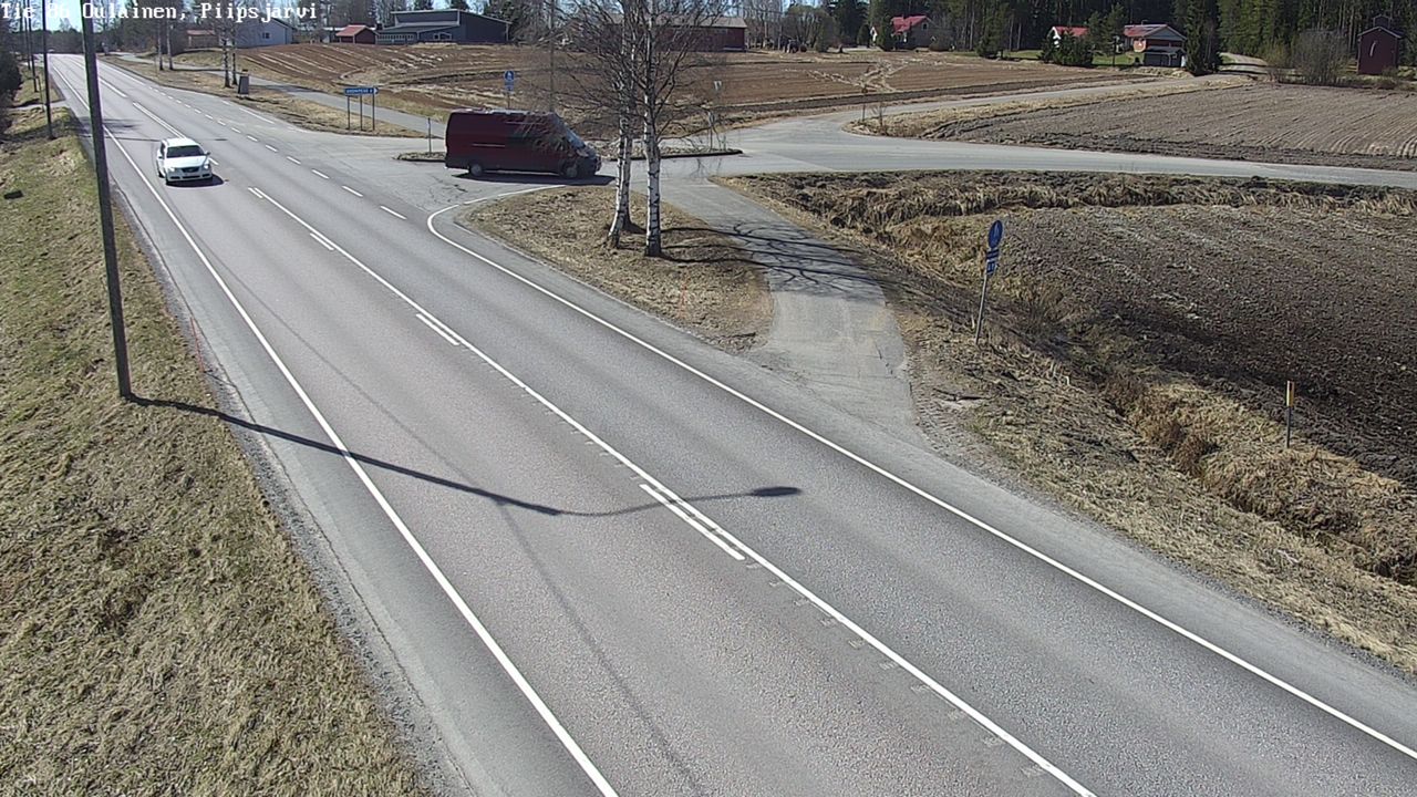 Weather Camera Image Road 86 Oulainen, Piipsjärvi, Oulainen, Pohjois-Pohjanmaa