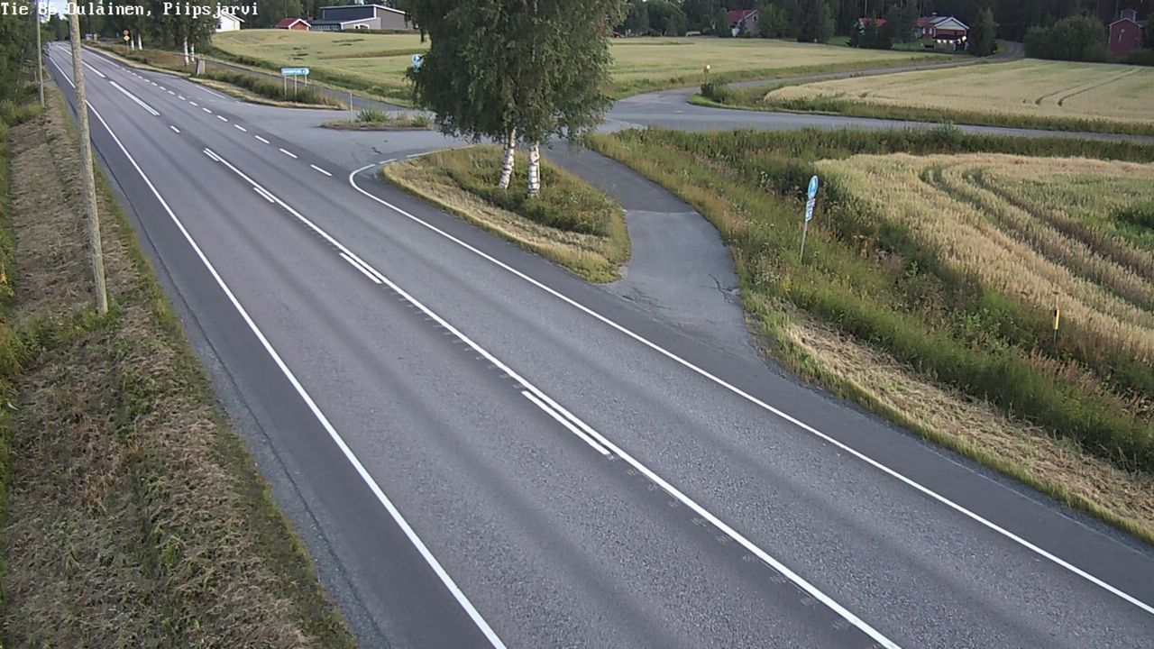 Kelikamerat Kuva Tie 86 Oulainen, Piipsjärvi, Oulainen, Pohjois-Pohjanmaa