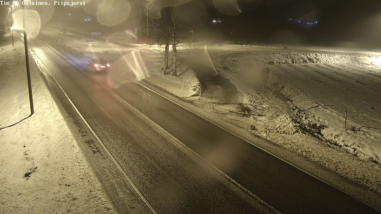 Weather Camera Image Road 86 Oulainen, Piipsjärvi, Oulainen, Pohjois-Pohjanmaa