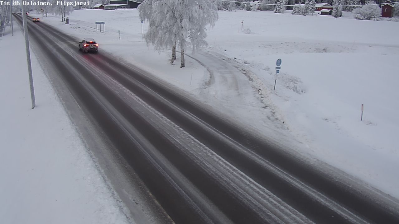 Kelikamerat Kuva Tie 86 Oulainen, Piipsjärvi, Oulainen, Pohjois-Pohjanmaa