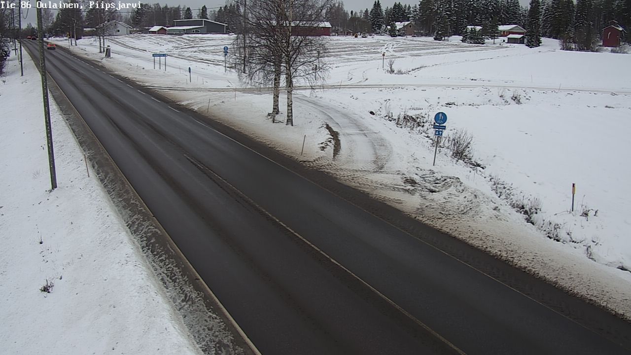 Kelikamerat Kuva Tie 86 Oulainen, Piipsjärvi, Oulainen, Pohjois-Pohjanmaa