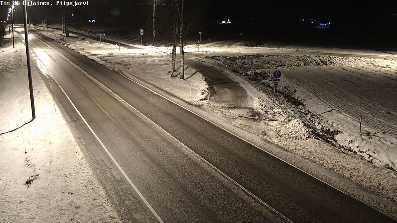 Weather Camera Image Road 86 Oulainen, Piipsjärvi, Oulainen, Pohjois-Pohjanmaa