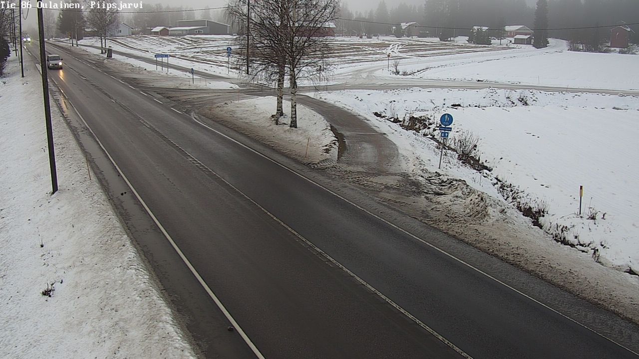 Weather Camera Image Road 86 Oulainen, Piipsjärvi, Oulainen, Pohjois-Pohjanmaa