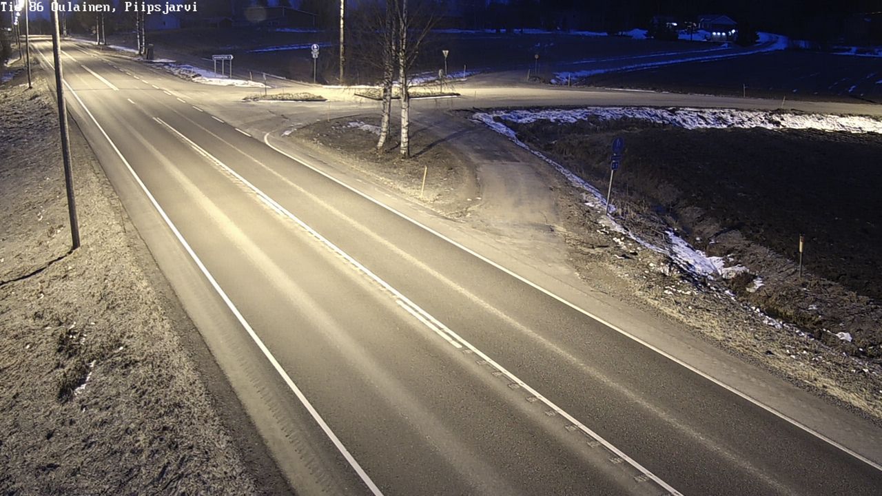Kelikamerat Kuva Tie 86 Oulainen, Piipsjärvi, Oulainen, Pohjois-Pohjanmaa