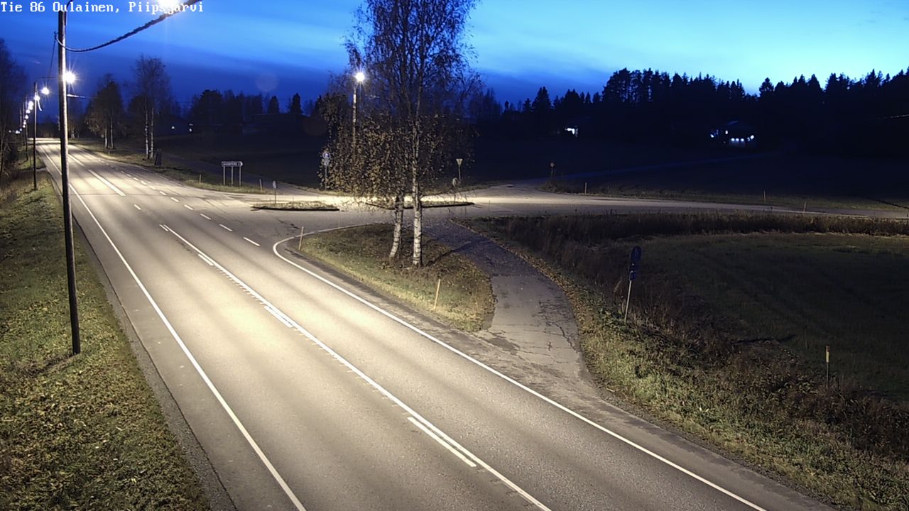 Kelikamerat Kuva Tie 86 Oulainen, Piipsjärvi, Oulainen, Pohjois-Pohjanmaa