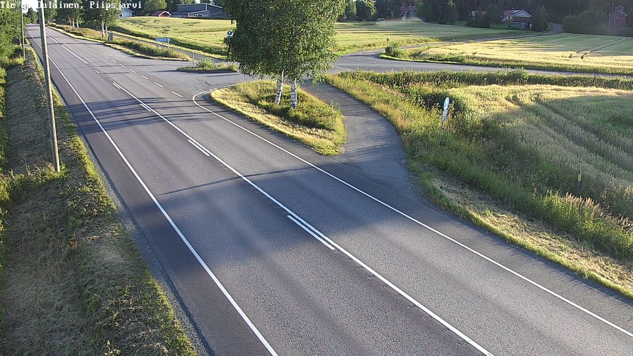 Kelikamerat Kuva Tie 86 Oulainen, Piipsjärvi, Oulainen, Pohjois-Pohjanmaa