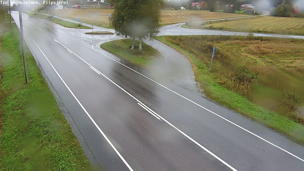 Kelikamerat Kuva Tie 86 Oulainen, Piipsjärvi, Oulainen, Pohjois-Pohjanmaa