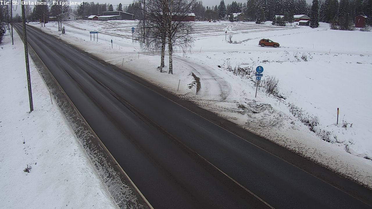 Kelikamerat Kuva Tie 86 Oulainen, Piipsjärvi, Oulainen, Pohjois-Pohjanmaa