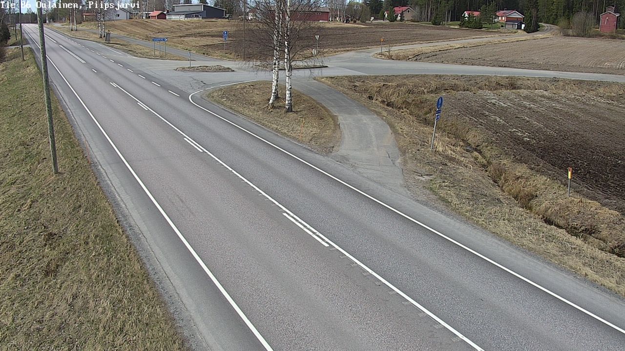 Kelikamerat Kuva Tie 86 Oulainen, Piipsjärvi, Oulainen, Pohjois-Pohjanmaa