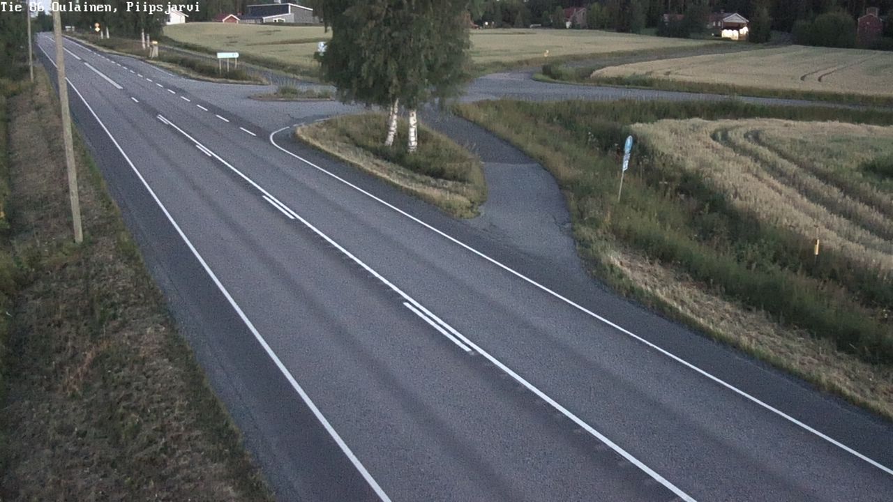Kelikamerat Kuva Tie 86 Oulainen, Piipsjärvi, Oulainen, Pohjois-Pohjanmaa