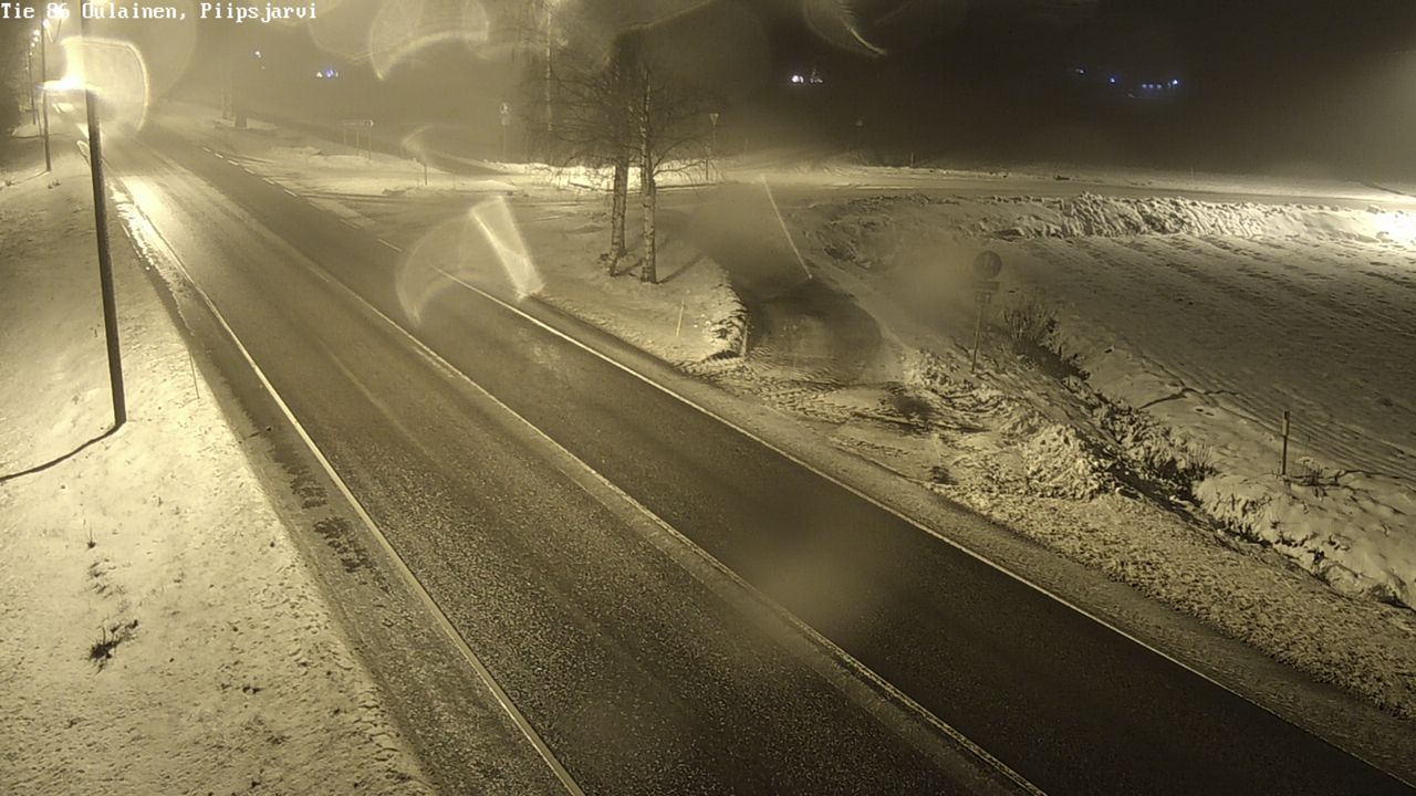 Weather Camera Image Road 86 Oulainen, Piipsjärvi, Oulainen, Pohjois-Pohjanmaa