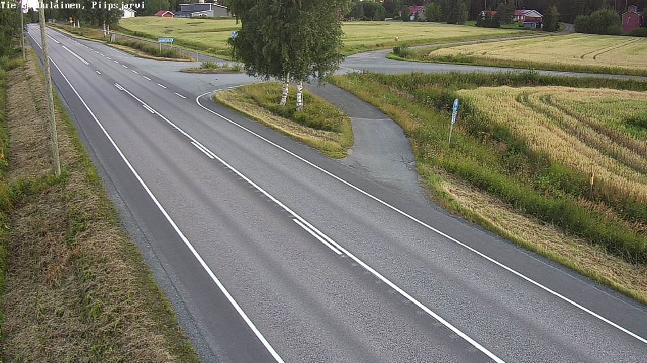 Kelikamerat Kuva Tie 86 Oulainen, Piipsjärvi, Oulainen, Pohjois-Pohjanmaa