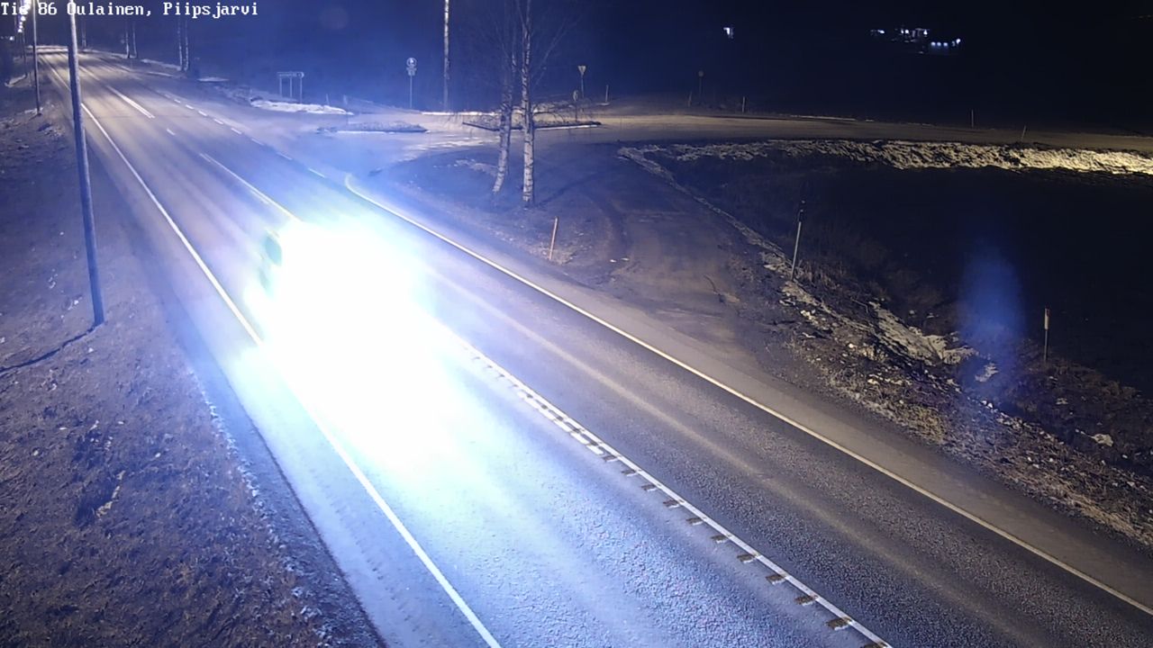 Kelikamerat Kuva Tie 86 Oulainen, Piipsjärvi, Oulainen, Pohjois-Pohjanmaa