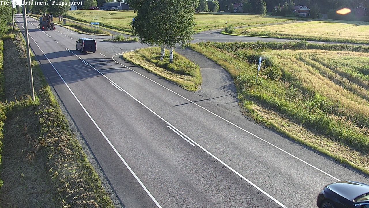 Kelikamerat Kuva Tie 86 Oulainen, Piipsjärvi, Oulainen, Pohjois-Pohjanmaa
