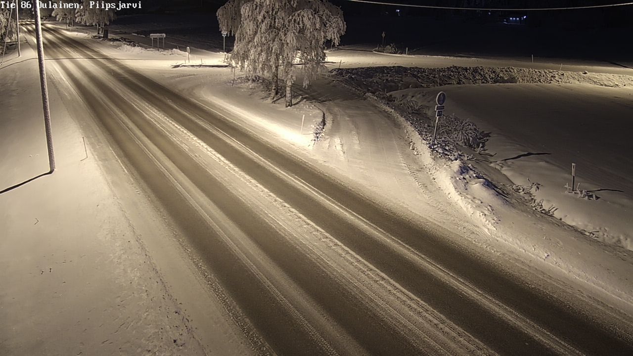 Kelikamerat Kuva Tie 86 Oulainen, Piipsjärvi, Oulainen, Pohjois-Pohjanmaa