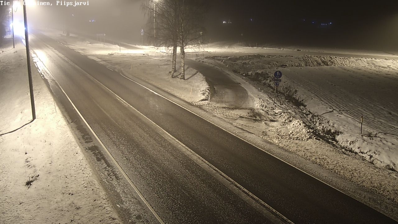 Weather Camera Image Road 86 Oulainen, Piipsjärvi, Oulainen, Pohjois-Pohjanmaa