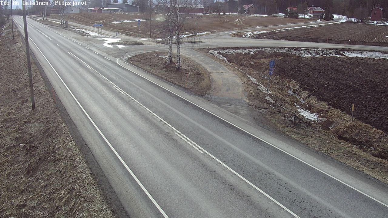 Weather Camera Image Road 86 Oulainen, Piipsjärvi, Oulainen, Pohjois-Pohjanmaa