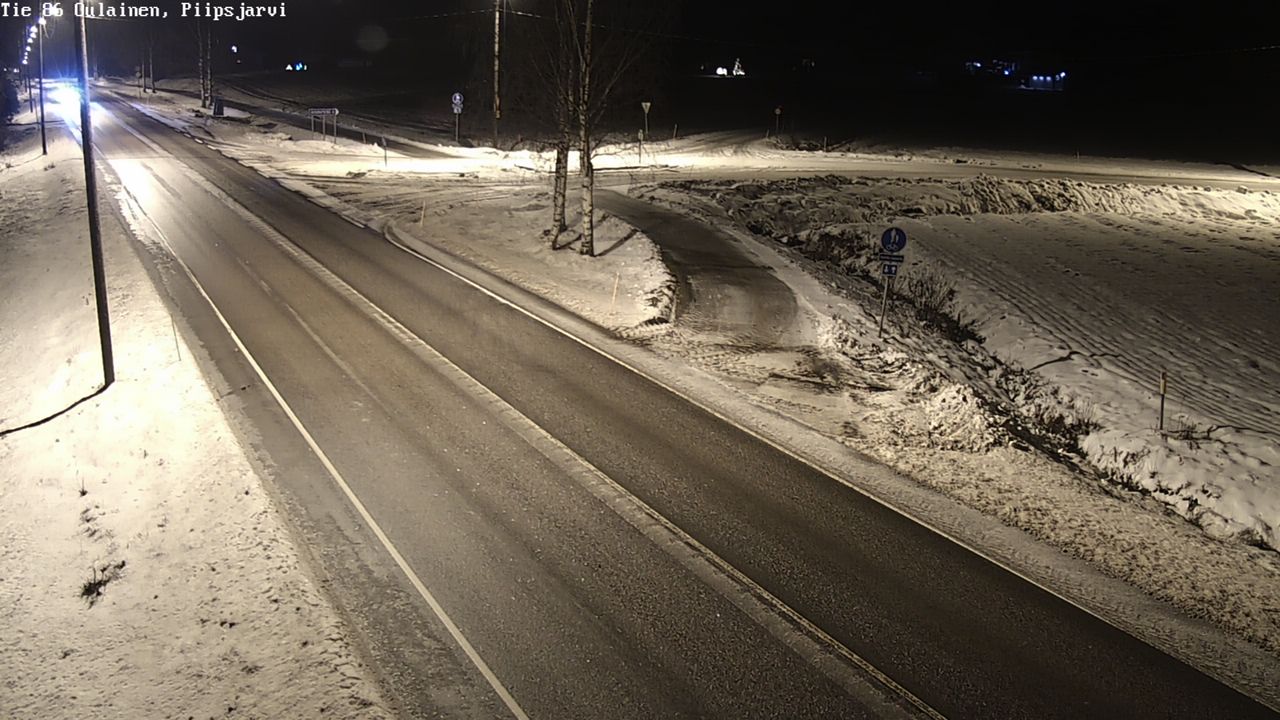 Weather Camera Image Road 86 Oulainen, Piipsjärvi, Oulainen, Pohjois-Pohjanmaa
