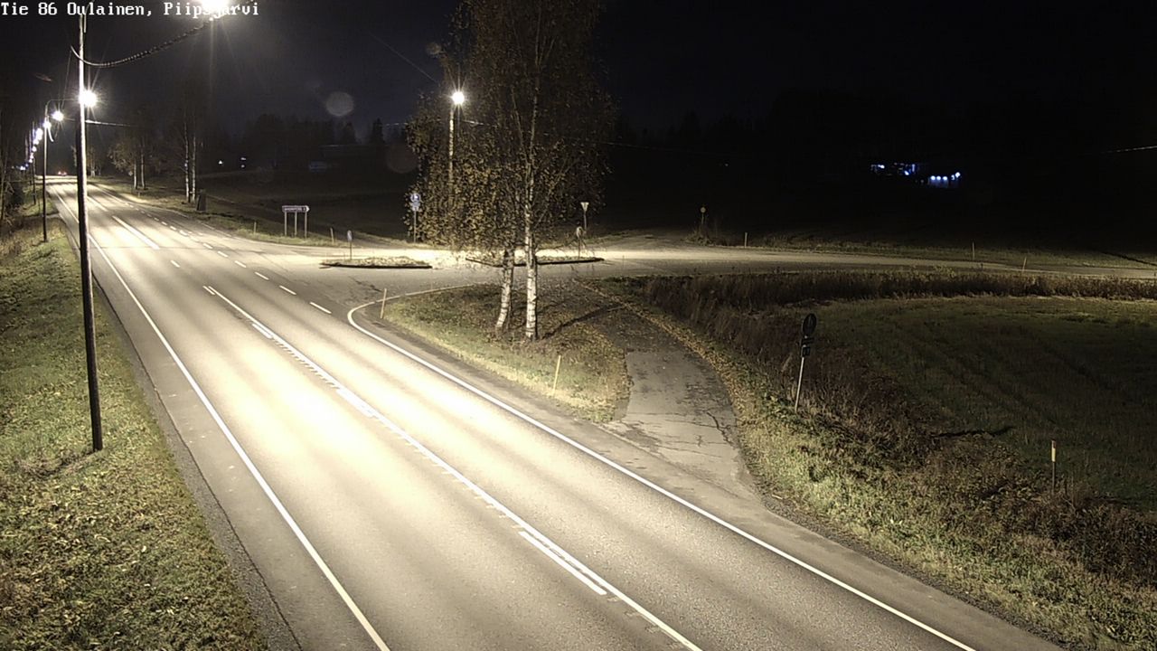 Kelikamerat Kuva Tie 86 Oulainen, Piipsjärvi, Oulainen, Pohjois-Pohjanmaa