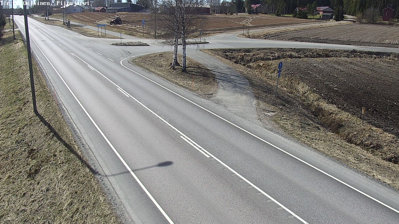 Weather Camera Image Road 86 Oulainen, Piipsjärvi, Oulainen, Pohjois-Pohjanmaa