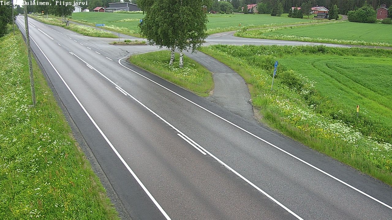 Kelikamerat Kuva Tie 86 Oulainen, Piipsjärvi, Oulainen, Pohjois-Pohjanmaa