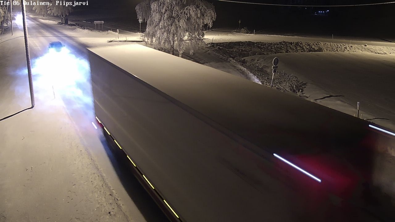 Kelikamerat Kuva Tie 86 Oulainen, Piipsjärvi, Oulainen, Pohjois-Pohjanmaa