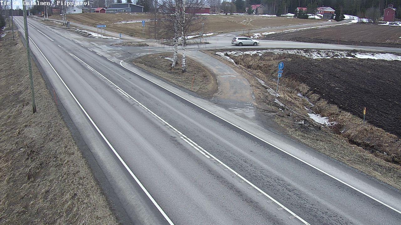 Weather Camera Image Road 86 Oulainen, Piipsjärvi, Oulainen, Pohjois-Pohjanmaa