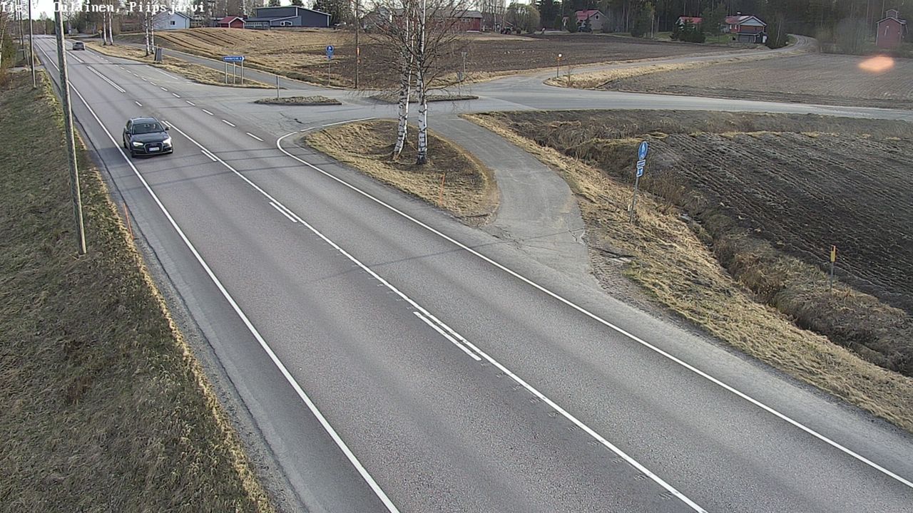 Weather Camera Image Road 86 Oulainen, Piipsjärvi, Oulainen, Pohjois-Pohjanmaa