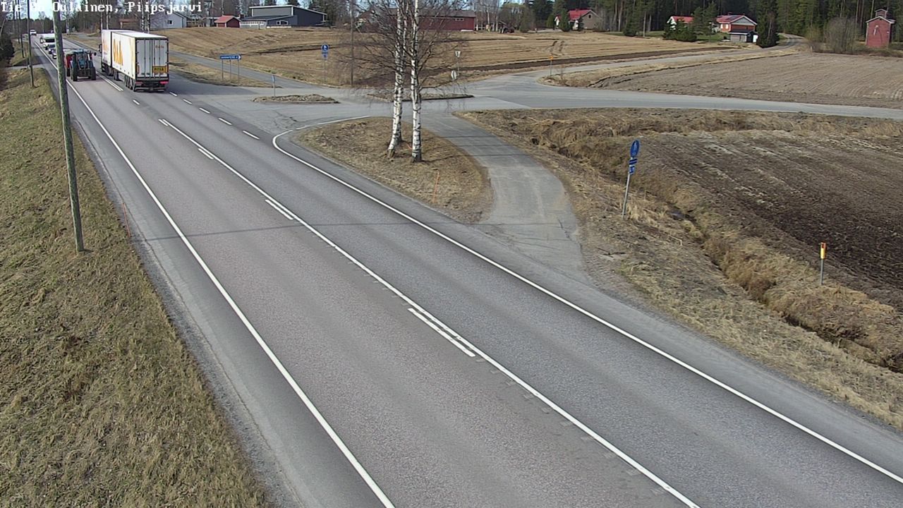 Weather Camera Image Road 86 Oulainen, Piipsjärvi, Oulainen, Pohjois-Pohjanmaa