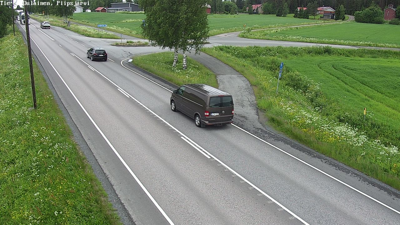 Weather Camera Image Road 86 Oulainen, Piipsjärvi, Oulainen, Pohjois-Pohjanmaa