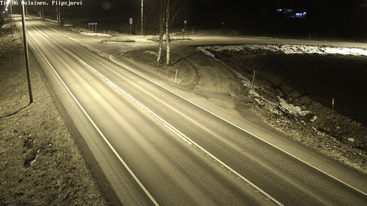 Kelikamerat Kuva Tie 86 Oulainen, Piipsjärvi, Oulainen, Pohjois-Pohjanmaa