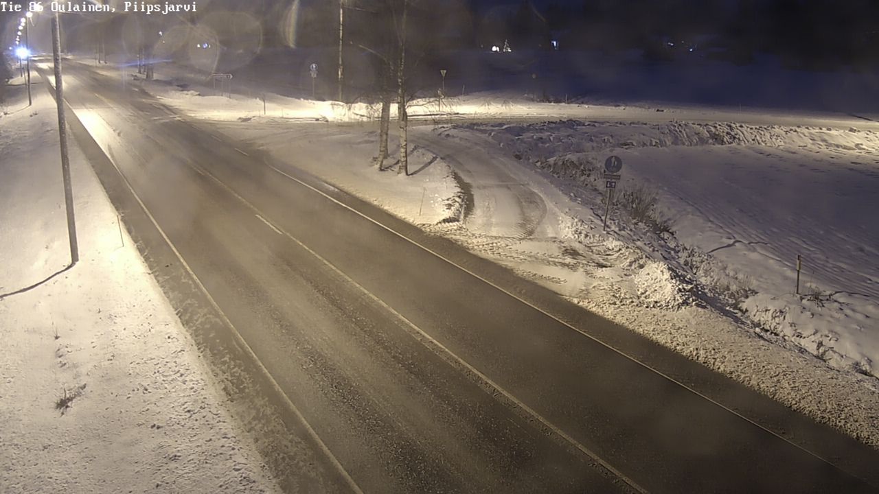 Kelikamerat Kuva Tie 86 Oulainen, Piipsjärvi, Oulainen, Pohjois-Pohjanmaa