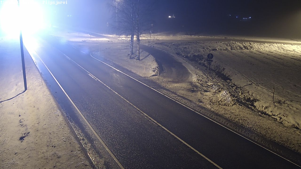Weather Camera Image Väg 86 Oulais, Piipsjärvi, Oulainen, Pohjois-Pohjanmaa