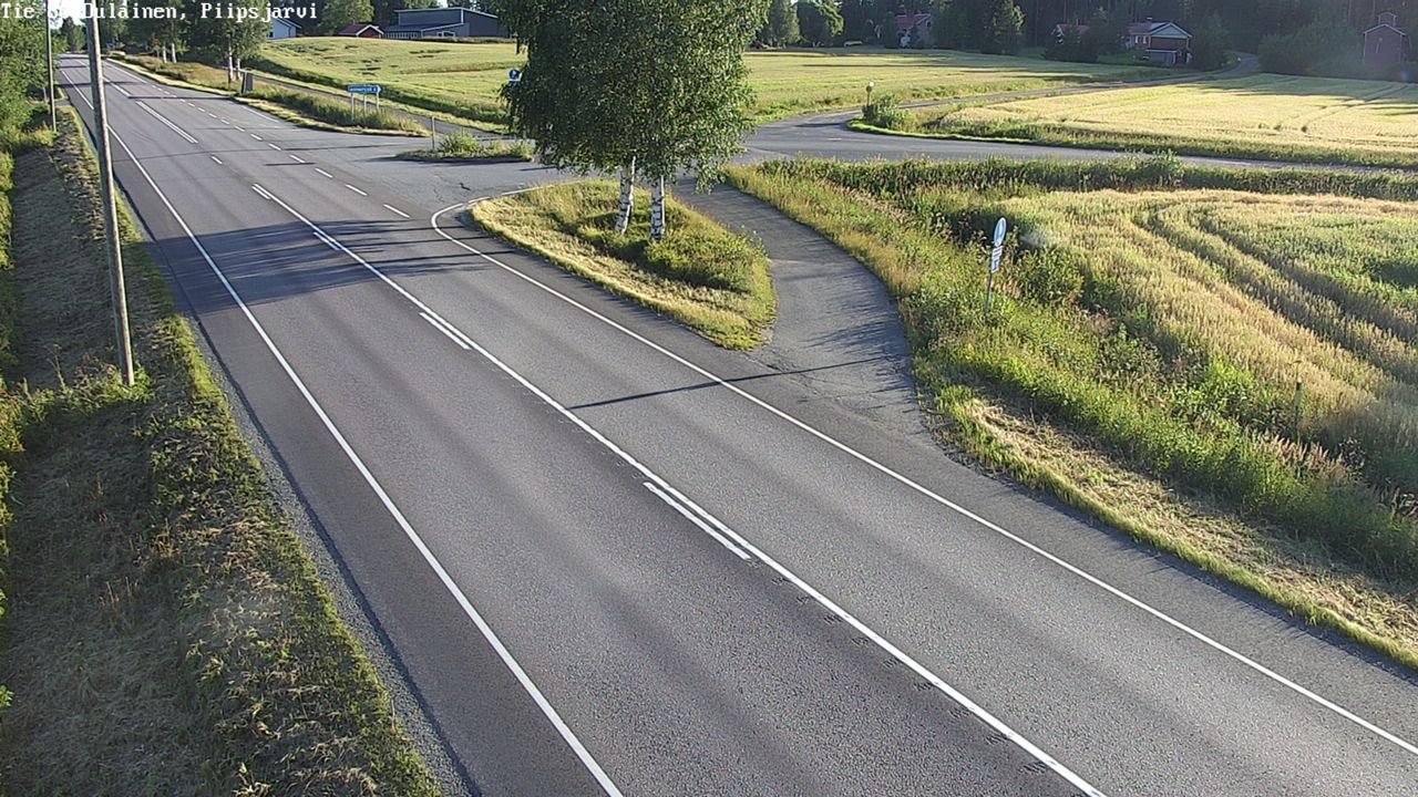 Kelikamerat Kuva Tie 86 Oulainen, Piipsjärvi, Oulainen, Pohjois-Pohjanmaa