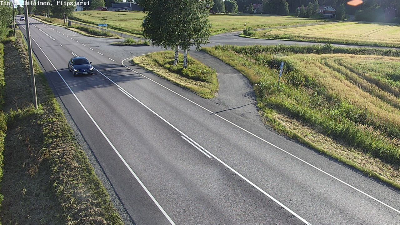 Kelikamerat Kuva Tie 86 Oulainen, Piipsjärvi, Oulainen, Pohjois-Pohjanmaa