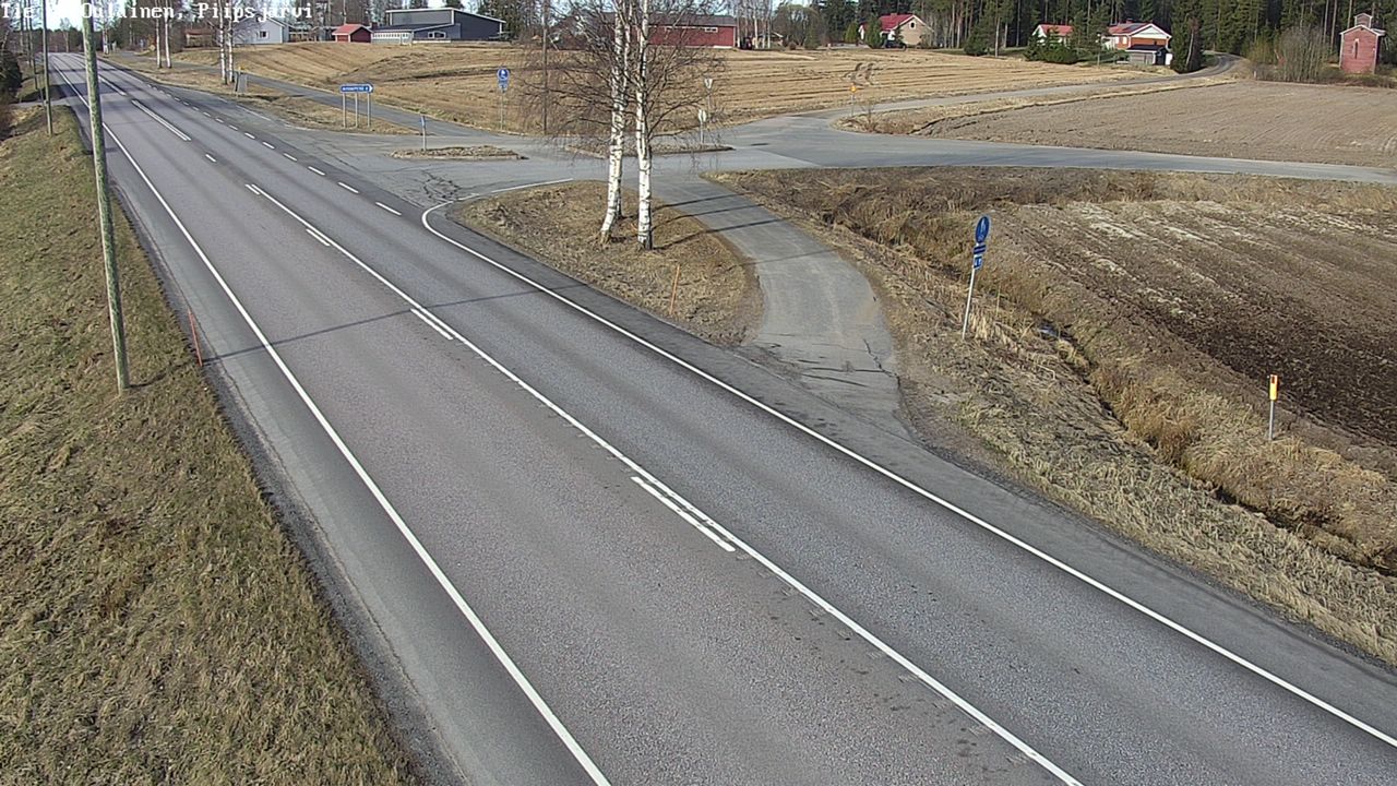 Weather Camera Image Road 86 Oulainen, Piipsjärvi, Oulainen, Pohjois-Pohjanmaa