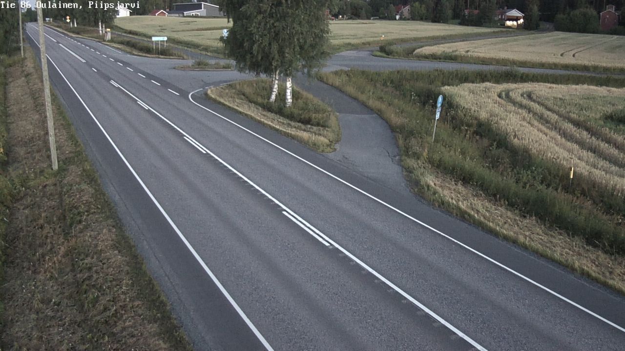 Kelikamerat Kuva Tie 86 Oulainen, Piipsjärvi, Oulainen, Pohjois-Pohjanmaa