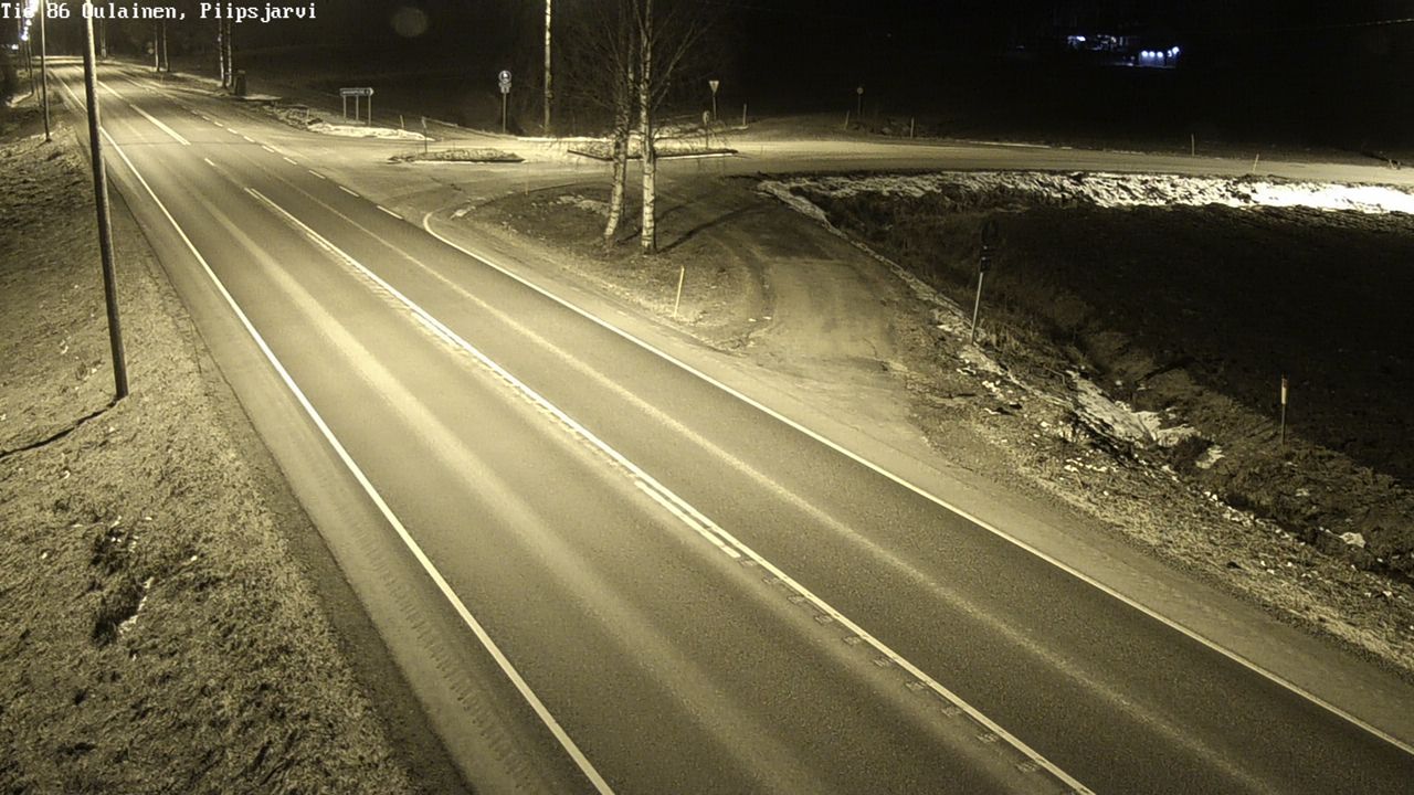 Kelikamerat Kuva Tie 86 Oulainen, Piipsjärvi, Oulainen, Pohjois-Pohjanmaa