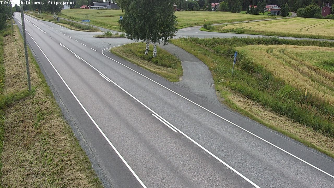 Kelikamerat Kuva Tie 86 Oulainen, Piipsjärvi, Oulainen, Pohjois-Pohjanmaa
