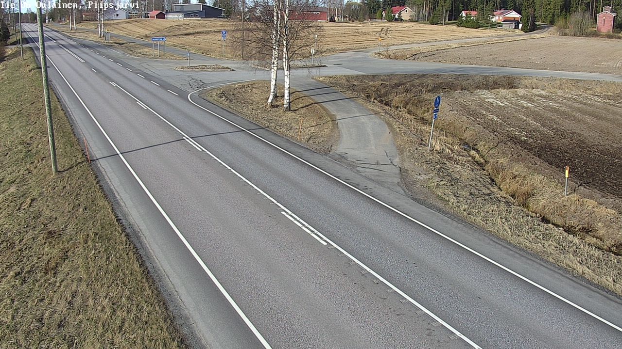 Weather Camera Image Road 86 Oulainen, Piipsjärvi, Oulainen, Pohjois-Pohjanmaa