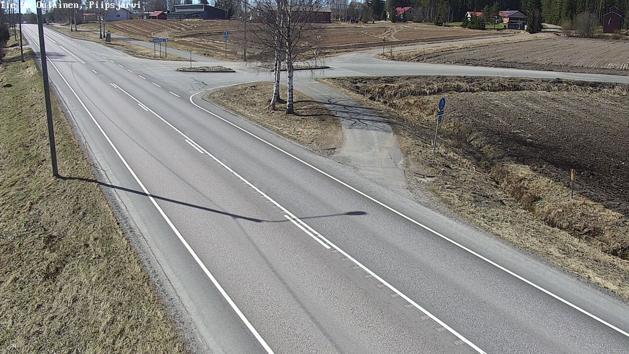 Weather Camera Image Road 86 Oulainen, Piipsjärvi, Oulainen, Pohjois-Pohjanmaa