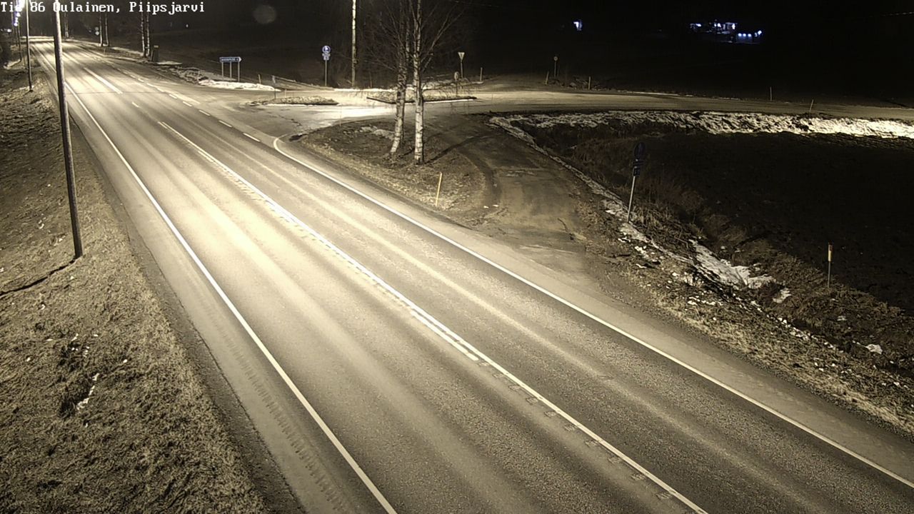 Kelikamerat Kuva Tie 86 Oulainen, Piipsjärvi, Oulainen, Pohjois-Pohjanmaa