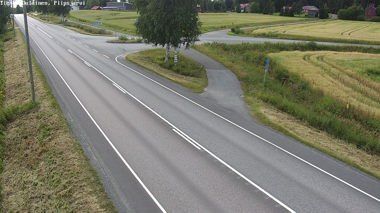 Kelikamerat Kuva Tie 86 Oulainen, Piipsjärvi, Oulainen, Pohjois-Pohjanmaa