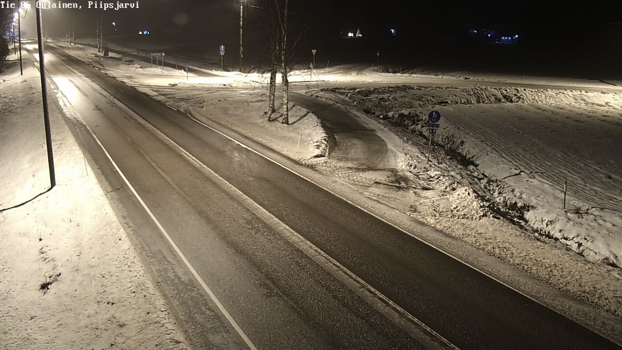 Weather Camera Image Road 86 Oulainen, Piipsjärvi, Oulainen, Pohjois-Pohjanmaa