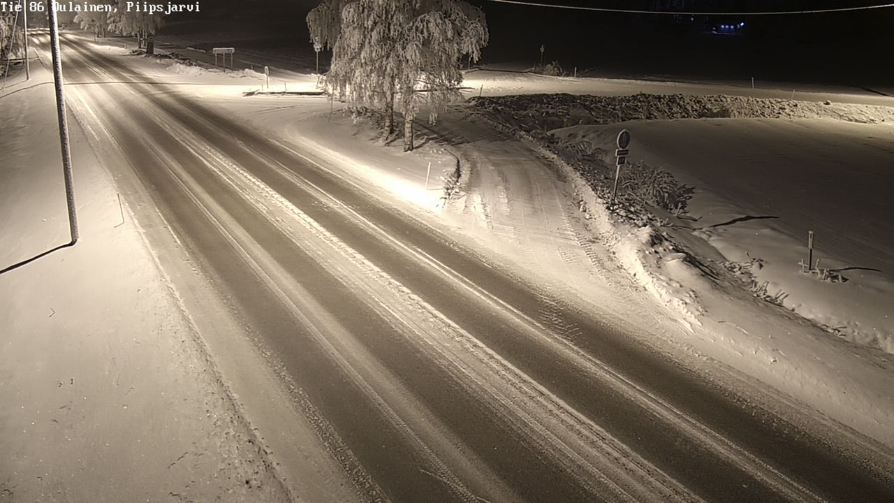 Kelikamerat Kuva Tie 86 Oulainen, Piipsjärvi, Oulainen, Pohjois-Pohjanmaa
