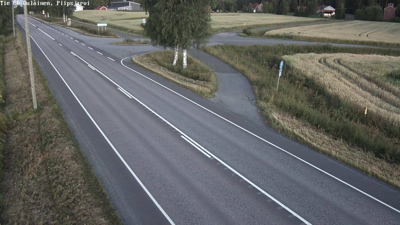 Kelikamerat Kuva Tie 86 Oulainen, Piipsjärvi, Oulainen, Pohjois-Pohjanmaa
