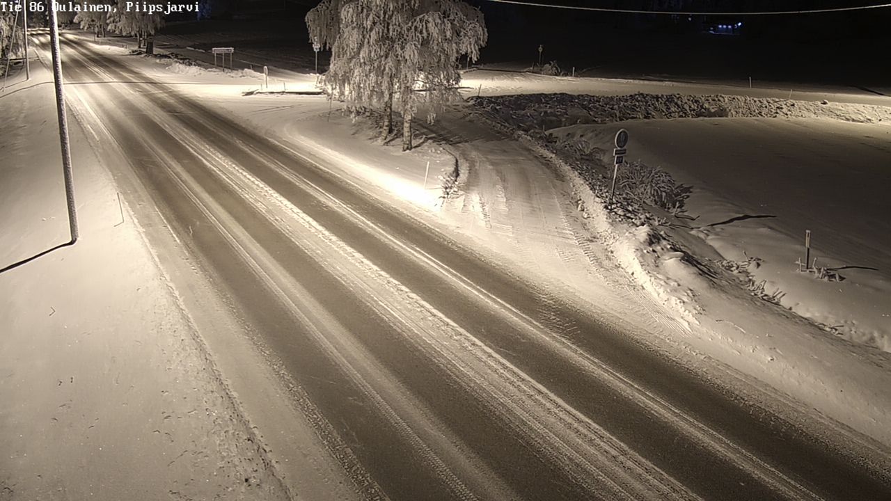 Kelikamerat Kuva Tie 86 Oulainen, Piipsjärvi, Oulainen, Pohjois-Pohjanmaa