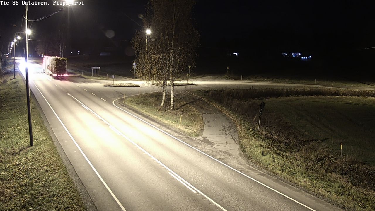 Kelikamerat Kuva Tie 86 Oulainen, Piipsjärvi, Oulainen, Pohjois-Pohjanmaa