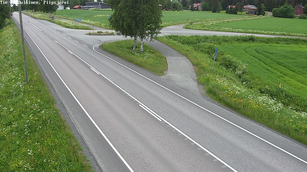 Kelikamerat Kuva Tie 86 Oulainen, Piipsjärvi, Oulainen, Pohjois-Pohjanmaa