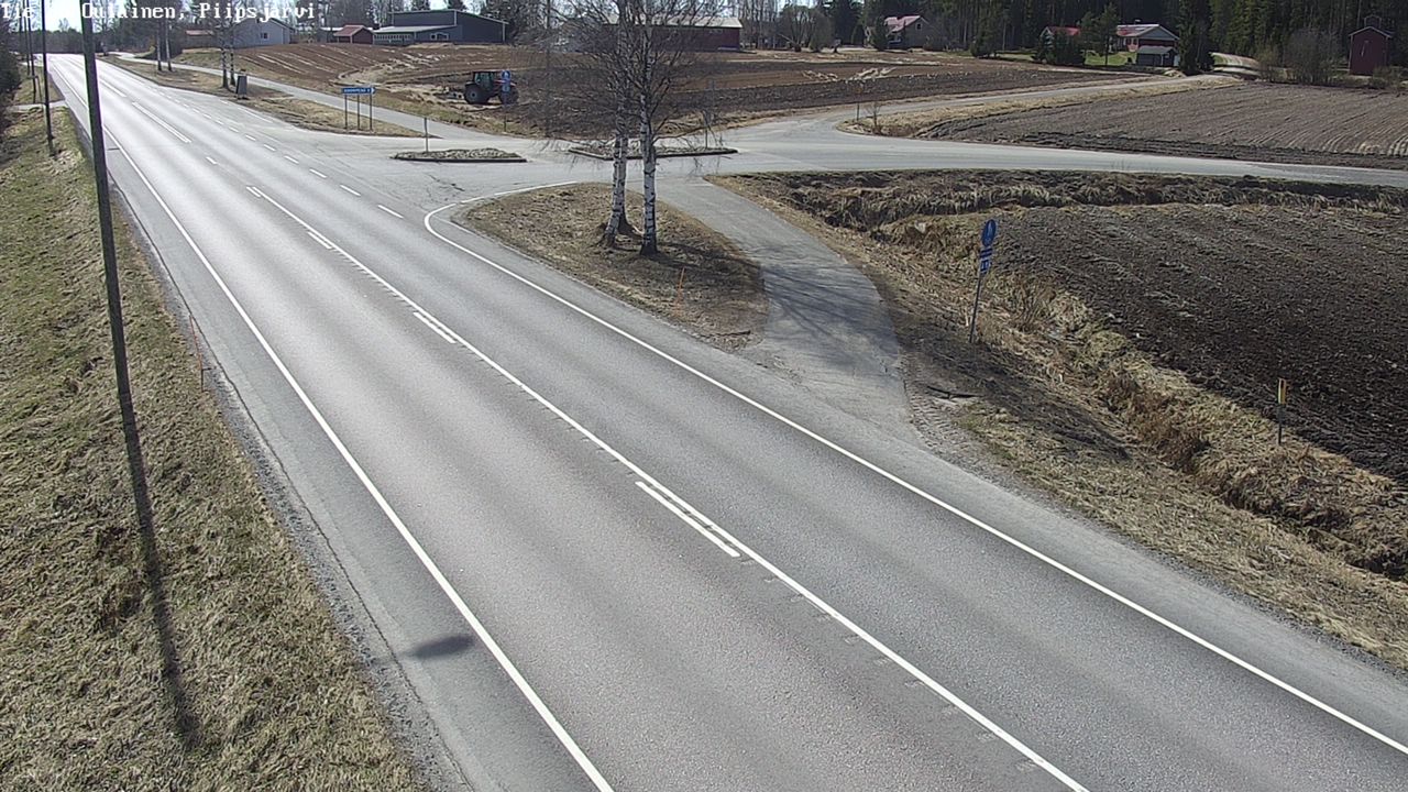 Weather Camera Image Road 86 Oulainen, Piipsjärvi, Oulainen, Pohjois-Pohjanmaa